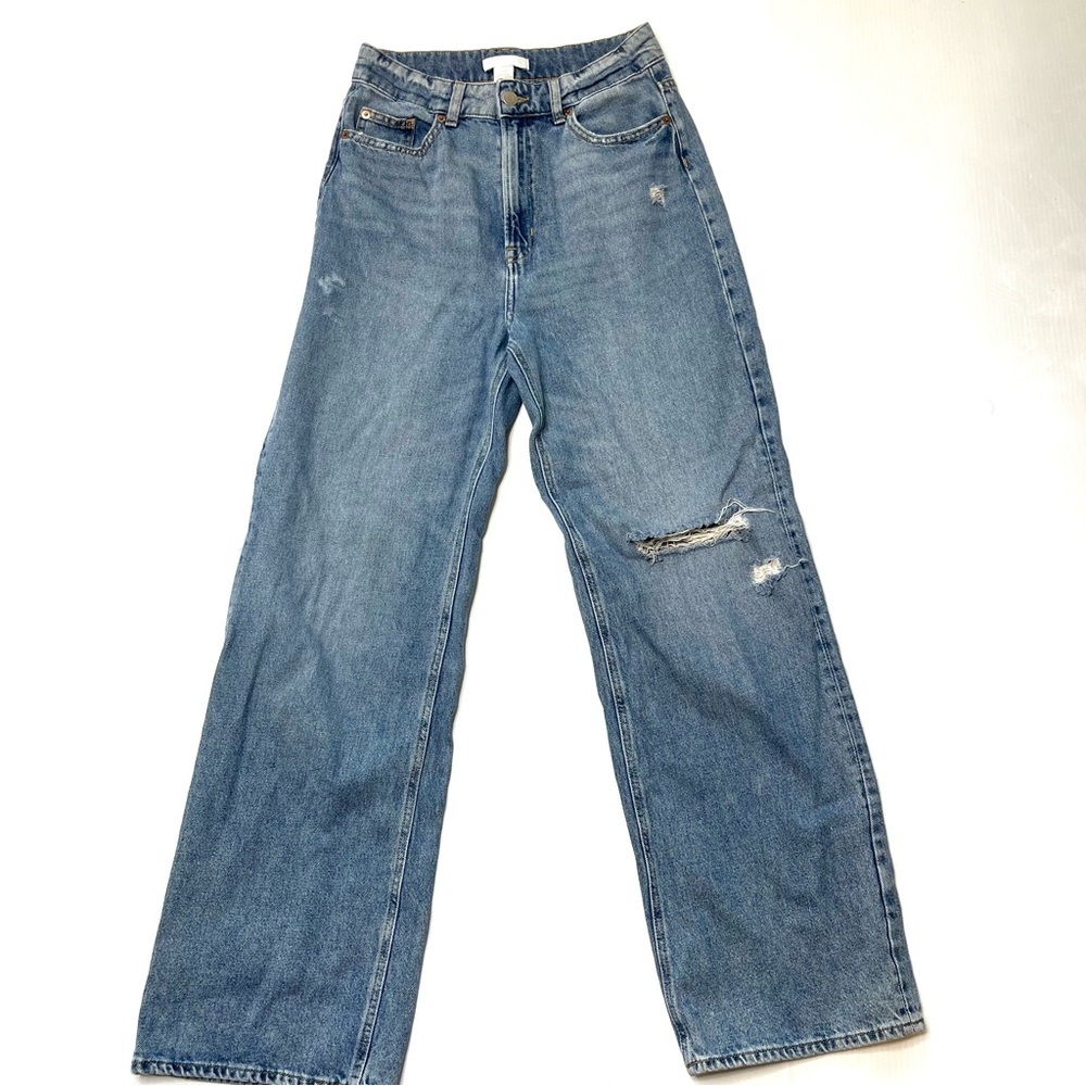 (2 For $30) High-Rise Wide Leg Women’s Jeans - H&M
